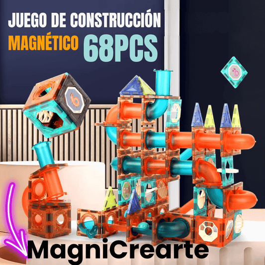 MagniCrearte™ | Juguete Construcción 68 Piezas 🧲✨🎨